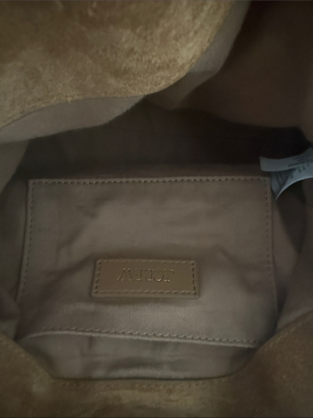 J. Crew Berkeley small shoulder bag in suede in sun-kissed ta - Picture 13 of 13